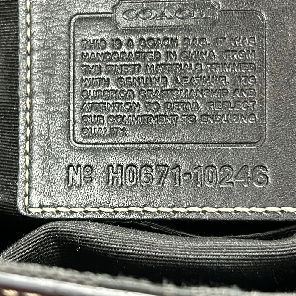 Coach beautiful black
