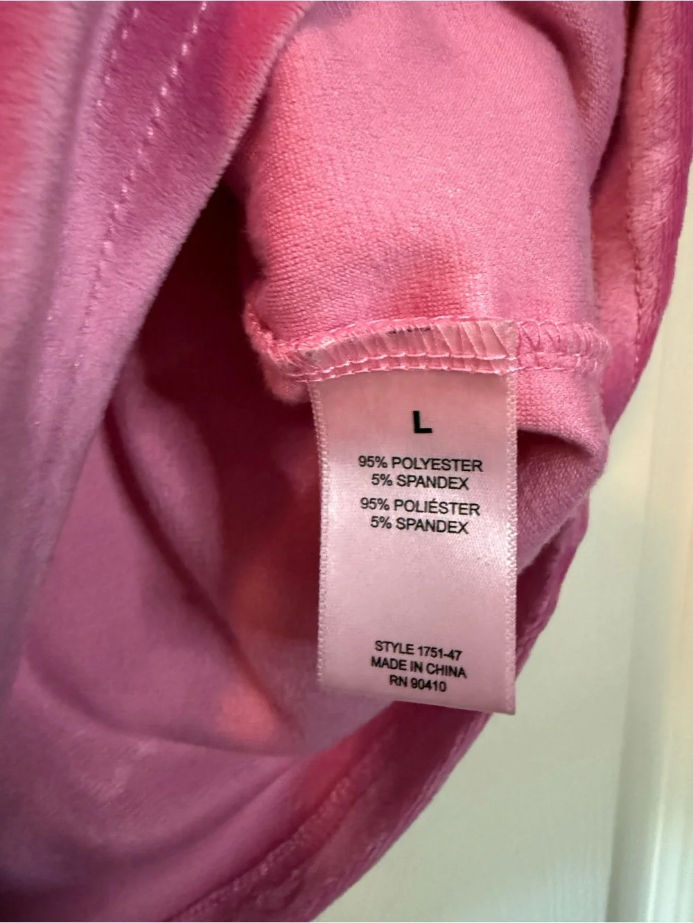 Juicy Couture Pink Velour Sleep Shorts Branded Waistband Size Large
