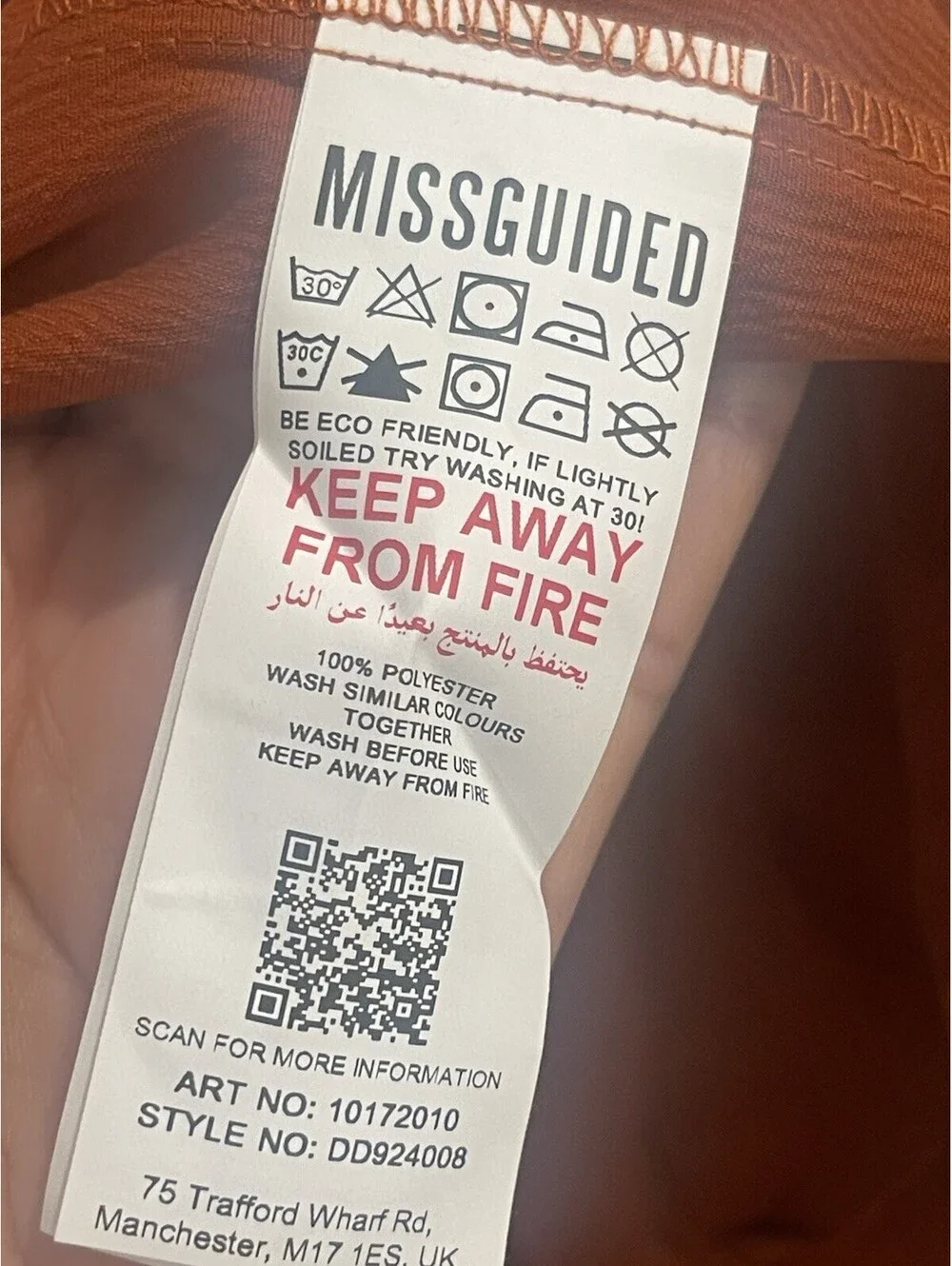 Missguided satin midi