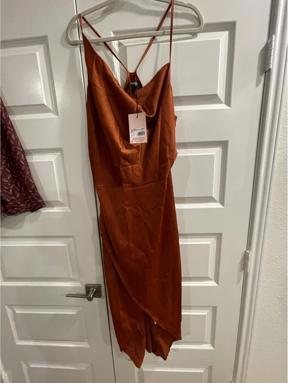 Missguided satin midi