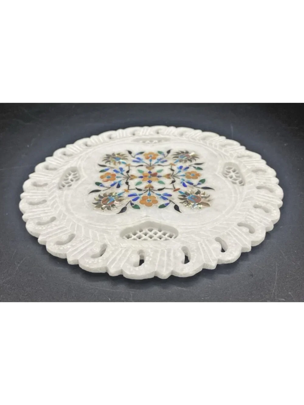 Handmade inlaid marble