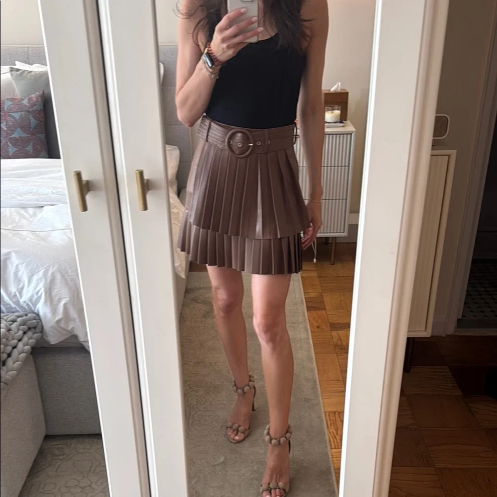 Zara structured pleated