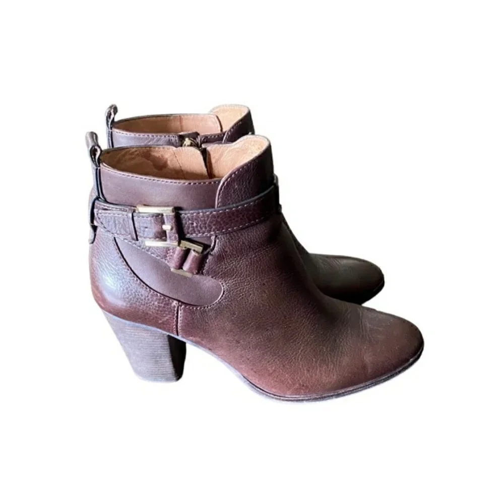 Louise Et Cie Vianne Brown Leather Boots 9