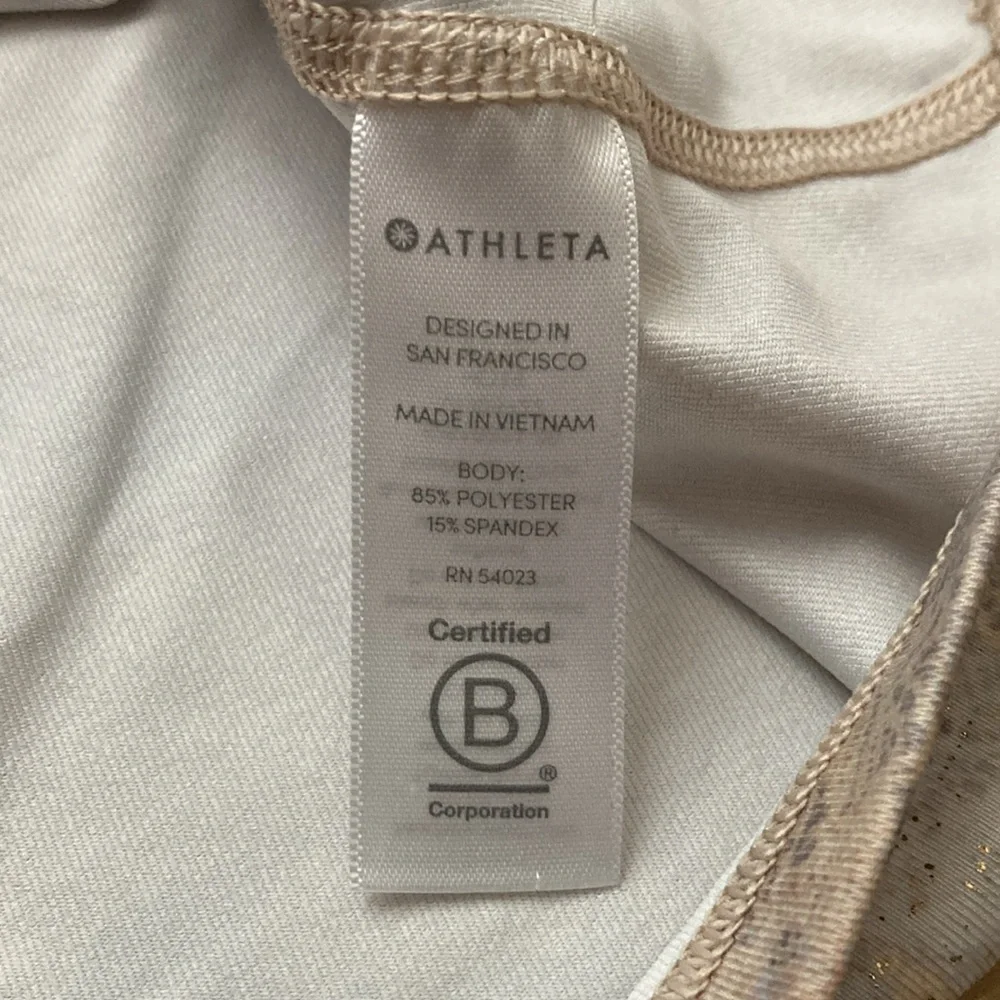 Athleta measurements golded