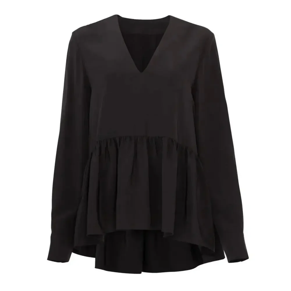 Tibi black silk