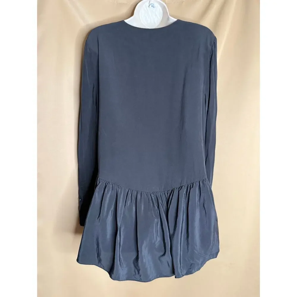 Tibi black silk