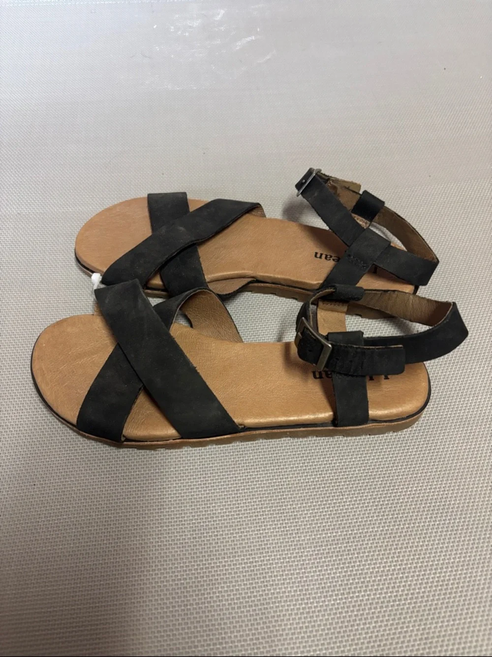 L.L. Bean black leather