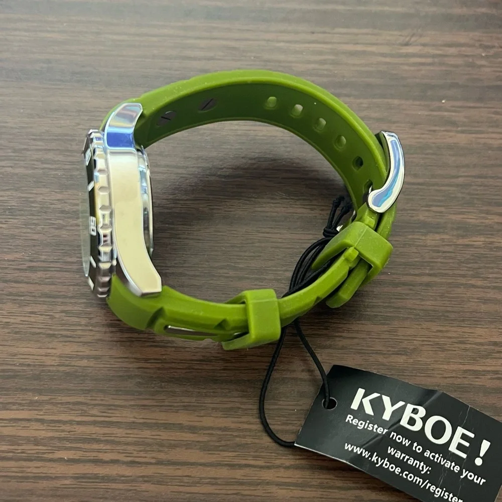 Kyboe silver watch