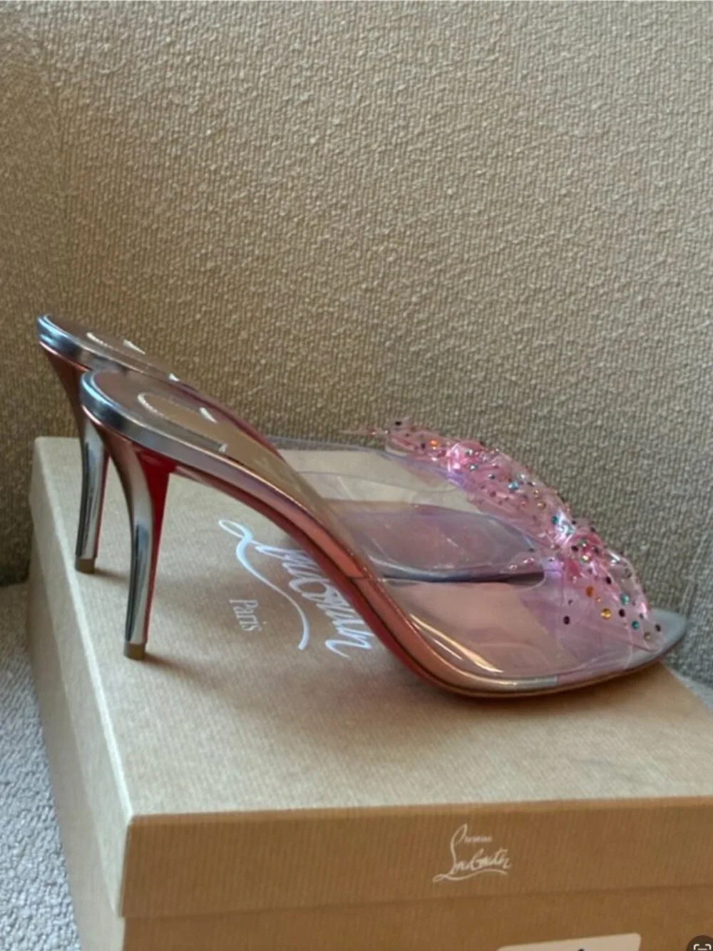 Christian Louboutin cinderella slipper