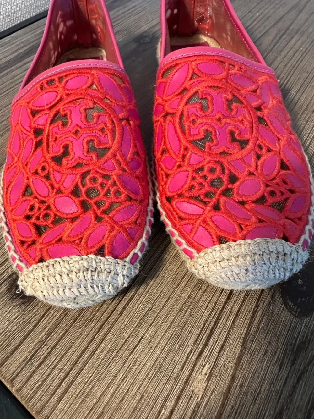 Tory Burch pink red