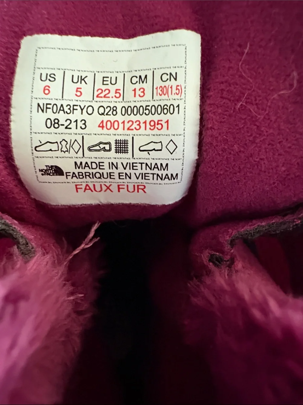 The North Face bold hot