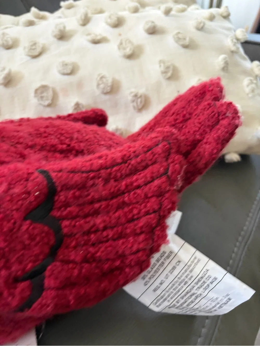Pottery Barn cardinal shaped