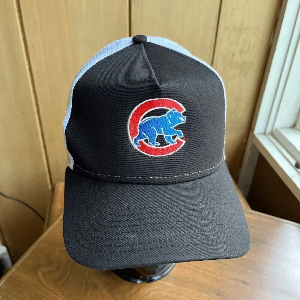 Chicago Cubs New Era 9FORTY Baseball Snap Back Trucker Hat Cap
