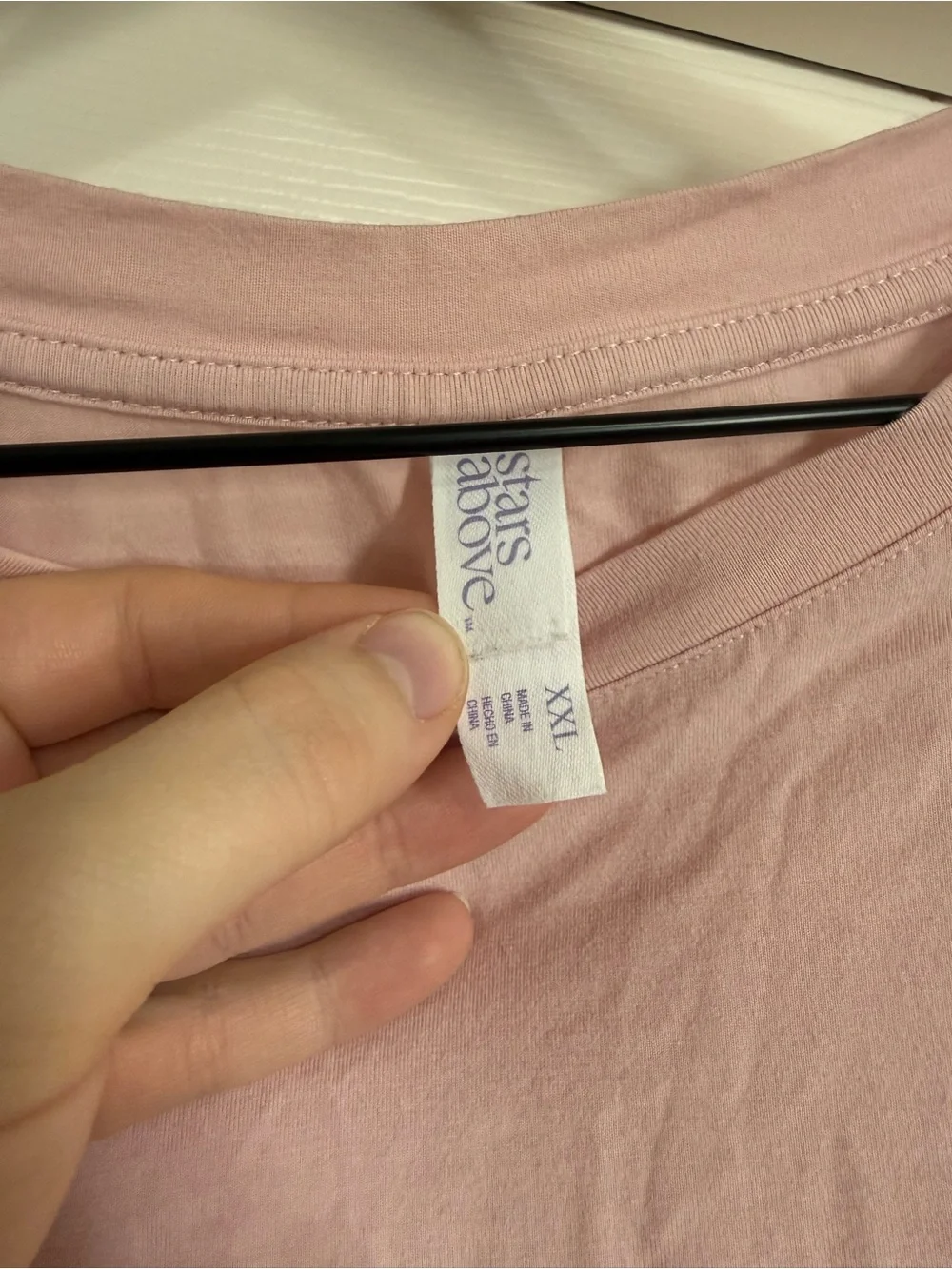 Stars Above Pink Lounge Pajama Set XXL Tank Top Shorts Pockets Soft Sleep