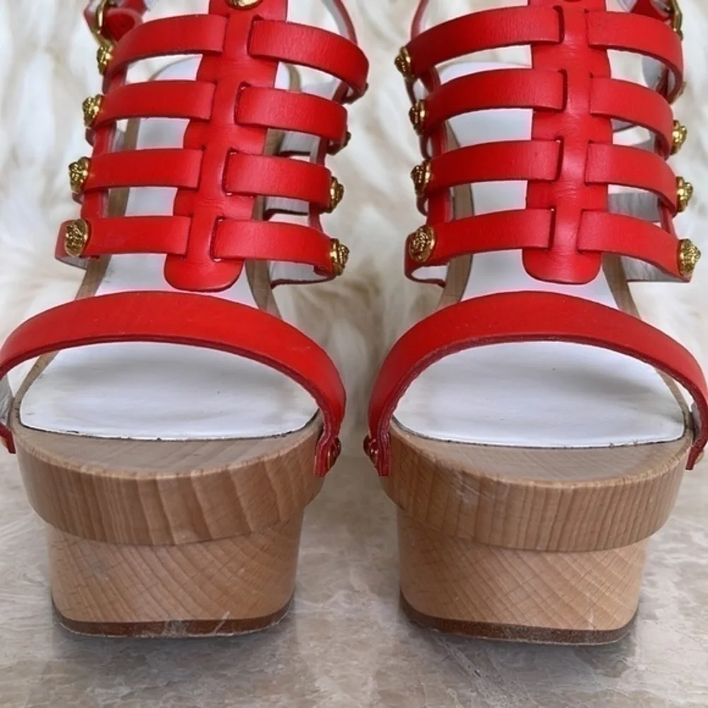 Versace leather wood