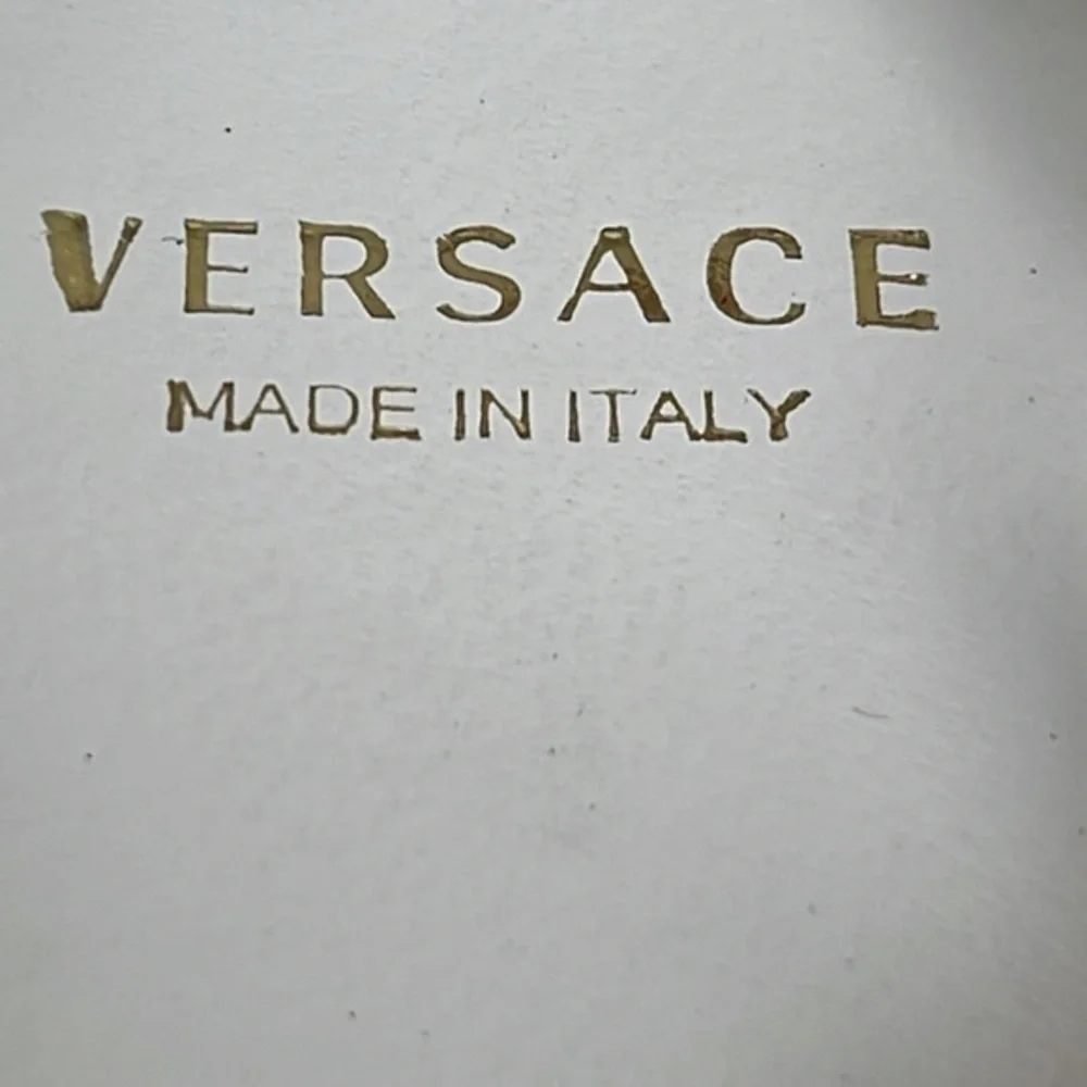 Versace leather wood