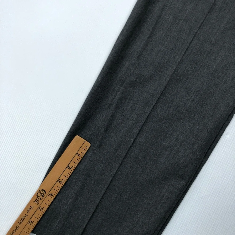J Crew Ludlow Loro Piana Superfine Wool Dress Pants Mens 36x31 Charcoal Grey