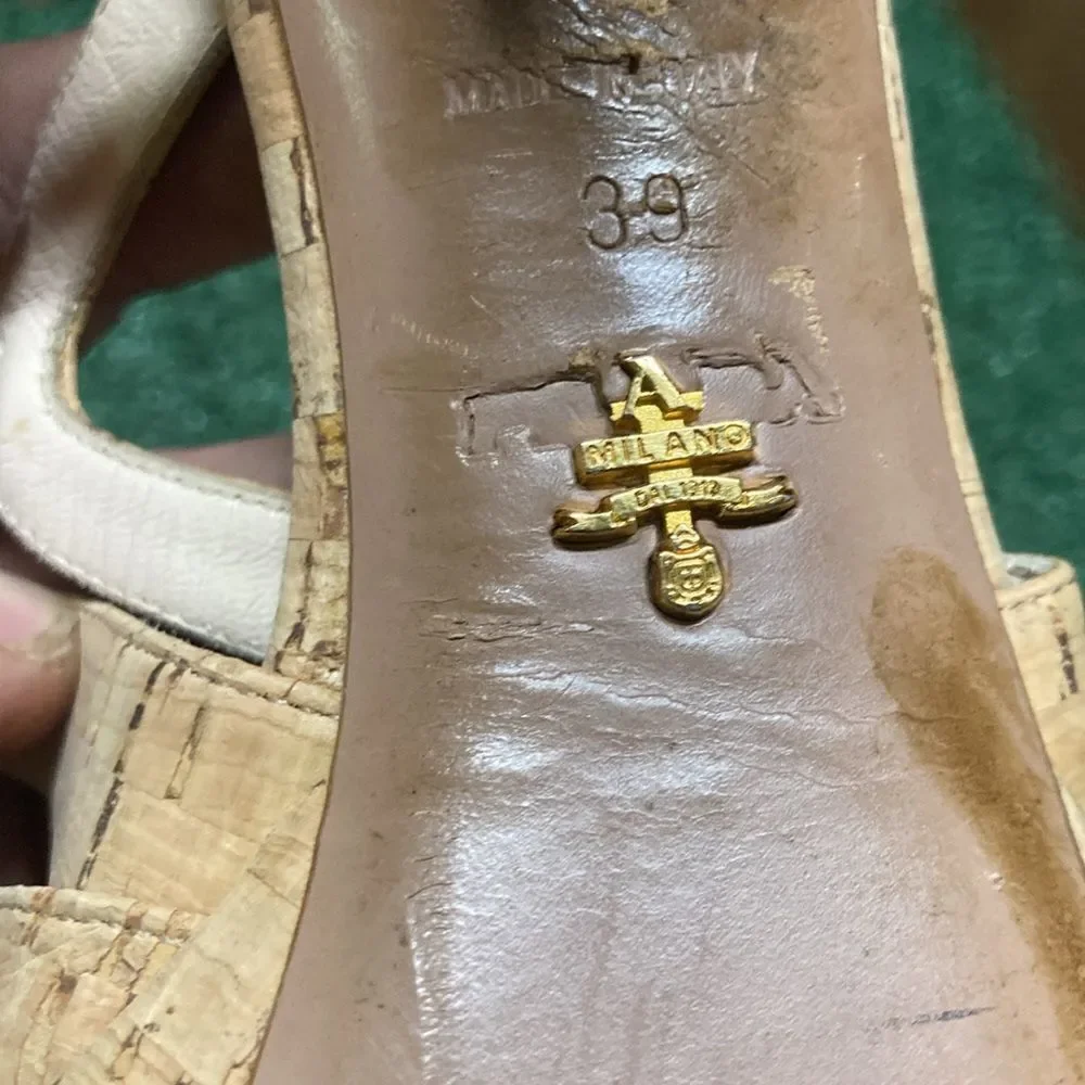 Prada toe gold finish