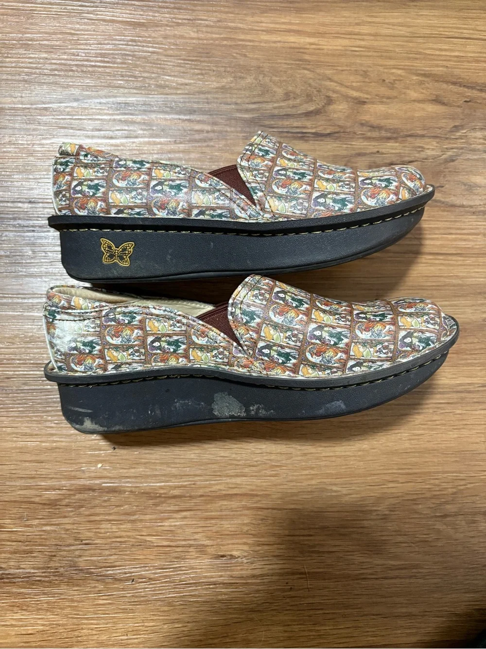 Alegria DEB-7605 Women’s‎ Slip On Comfort Clogs Shoes EU 37 US 6.5 7 Art Print