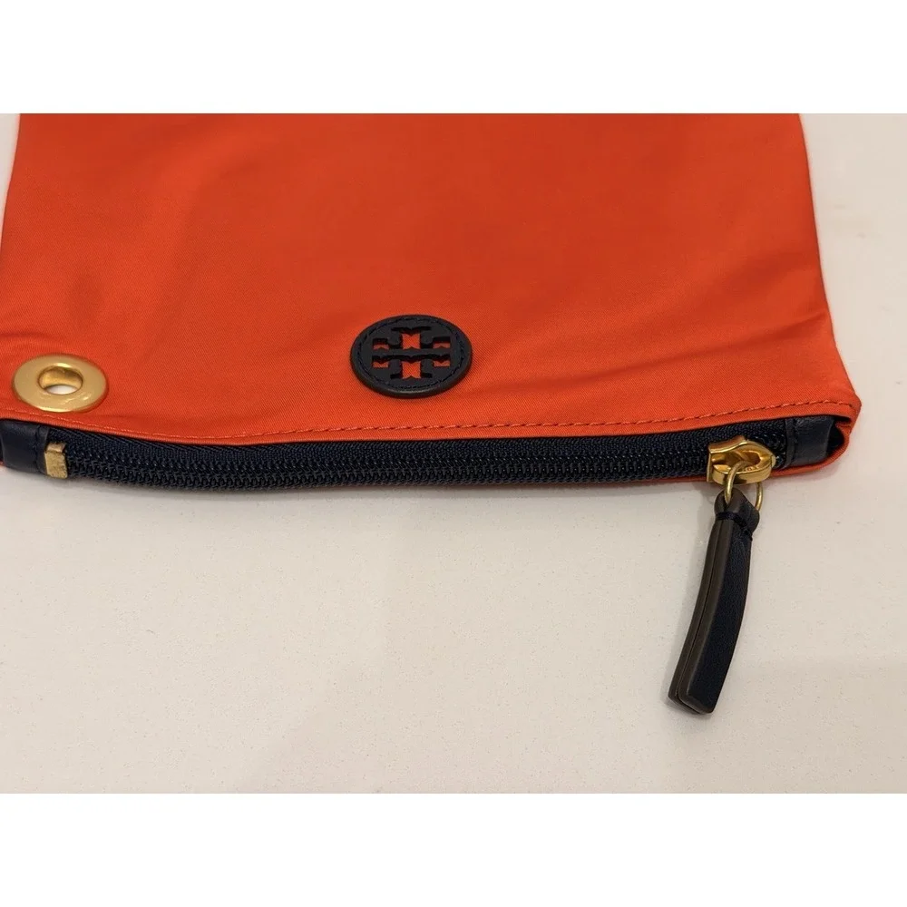 Tory Burch logo closure medallion