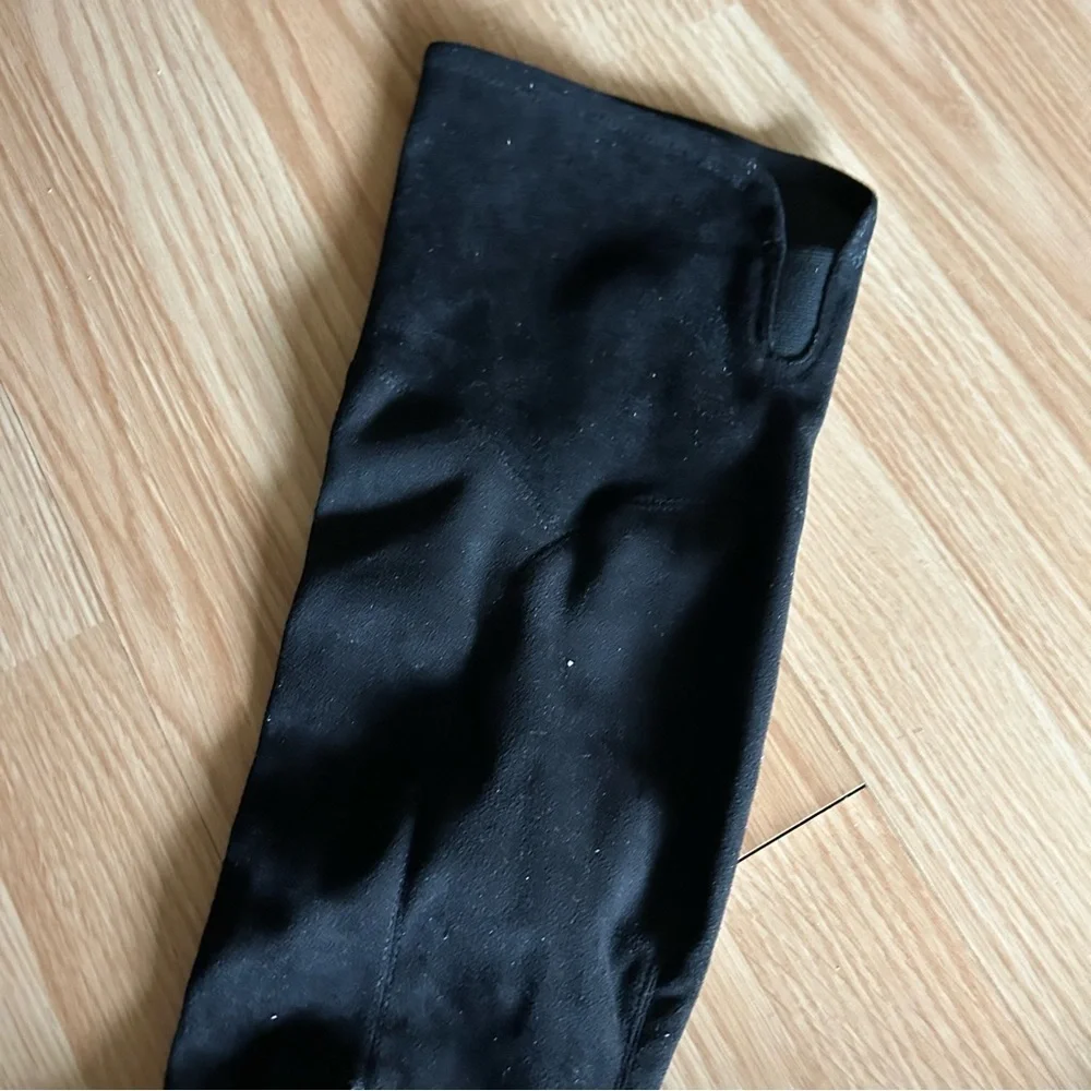Marc Fisher Black Suede Over the Knee Boots 8M