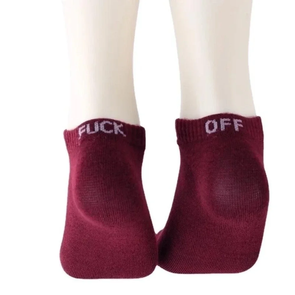 Novelty Ankle Socks Funny Slogan Casual Socks Fun Socks‎ Women