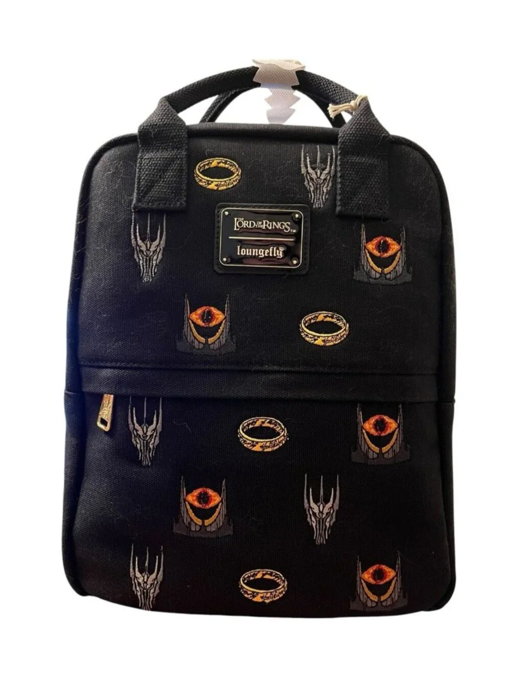 Loungefly Lord of the Rings Sauron Canvas Mini Backpack Ltd Ed Embroidered NWT
