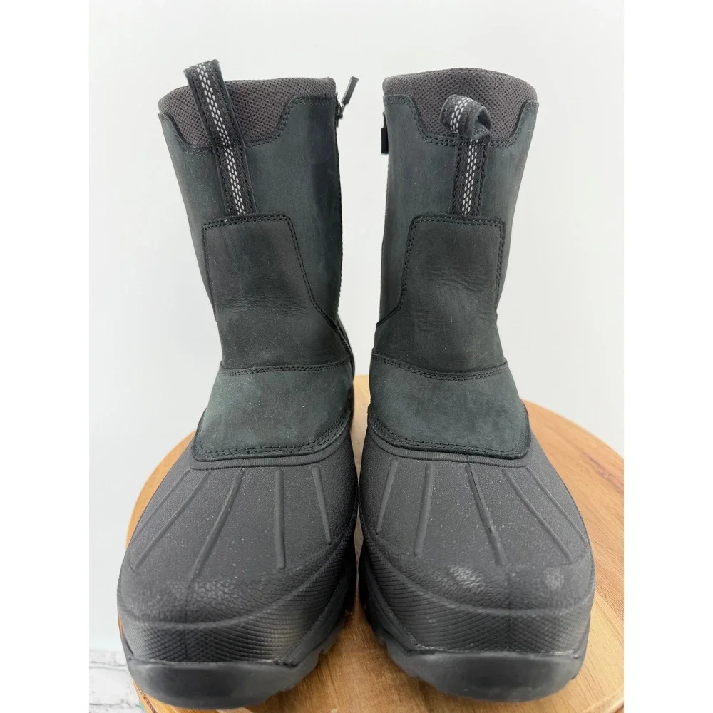 LL Bean Mens Storm Chaser Chelsea‎ Boots 5 Zip Black Waterproof 290588 10.5M