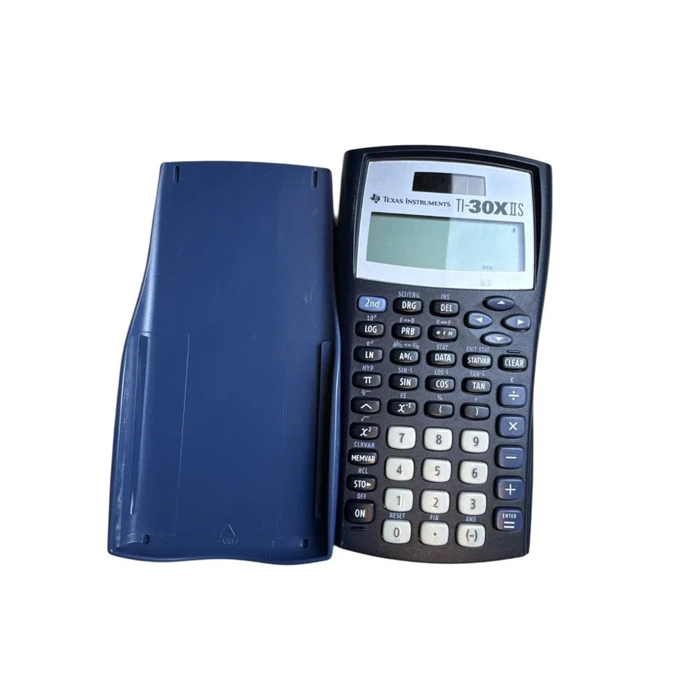 Texas Instruments‎ TI-30XIIS Scientific Calculator With Cover Navy Blue