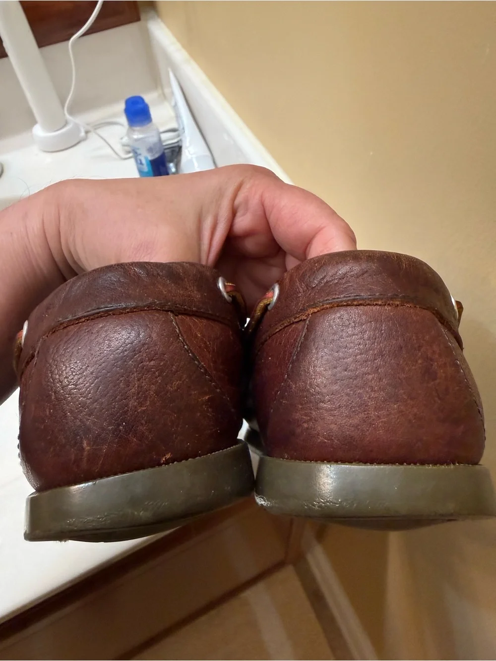 L.L. Bean bean leather