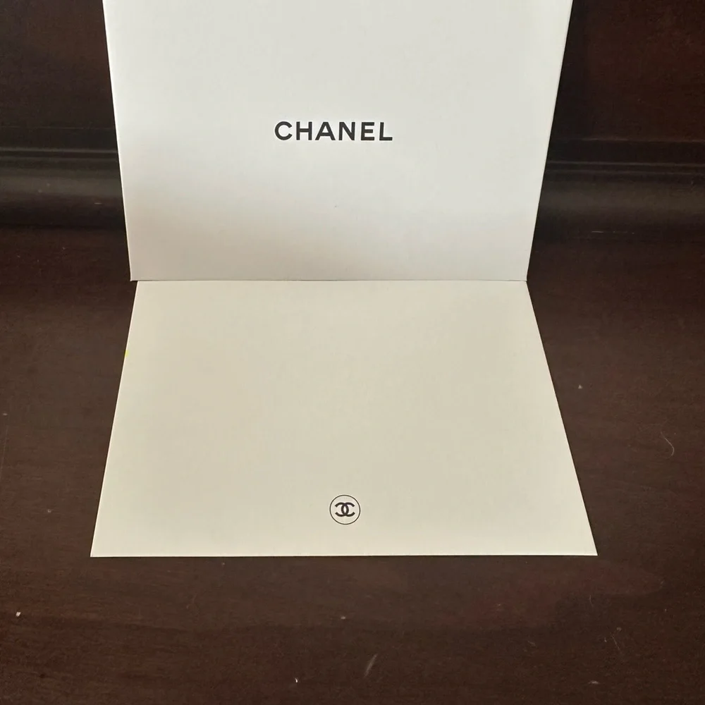 CHANEL cards personal messages