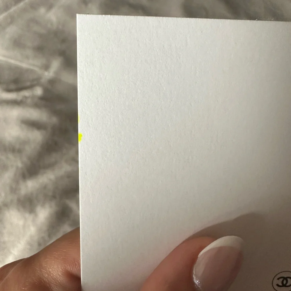 CHANEL messages white