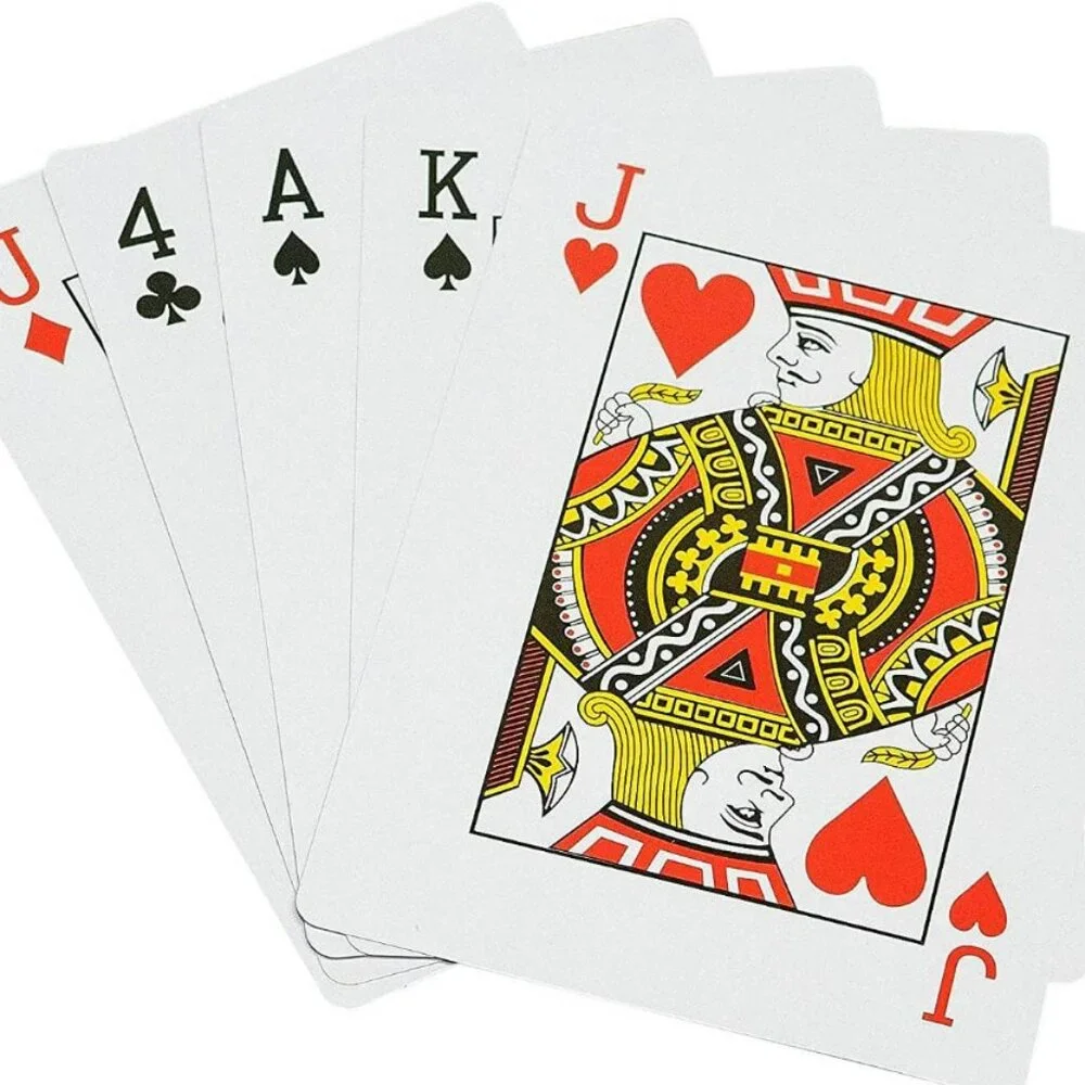 Professor Puzzle Giant/Large Playing Card Travel/Outdoor Picnic Game - NIB/NWT