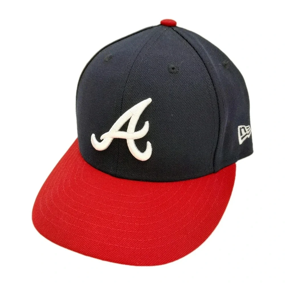 New Era 59FIFTY Atlanta Braves On Field Fitted Hat Size 7 MLB Cap