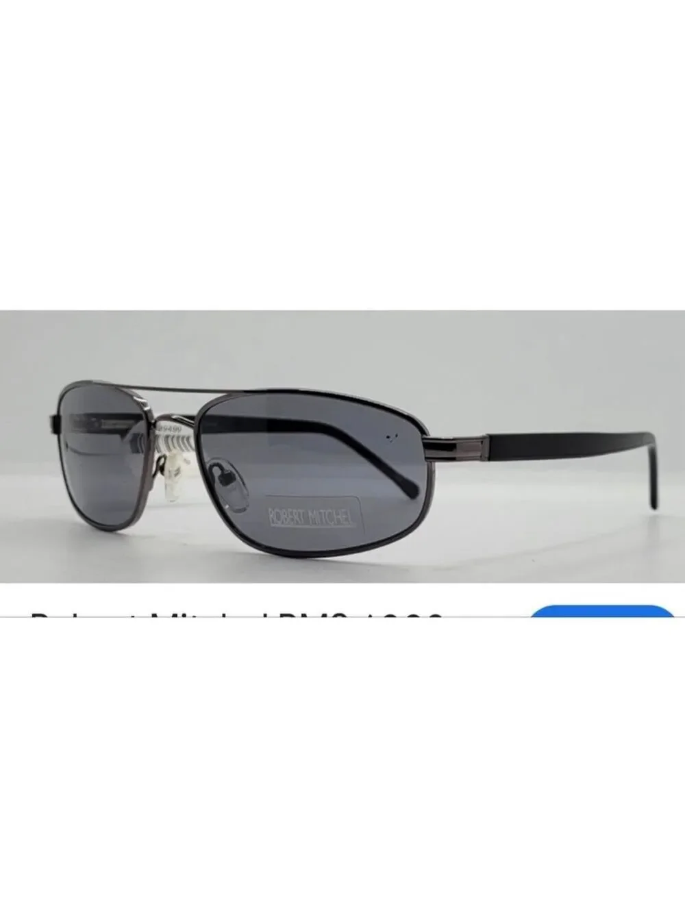 Men's Robert Mitchel Gunmetal Black Sunglasses RMS 6008 GM