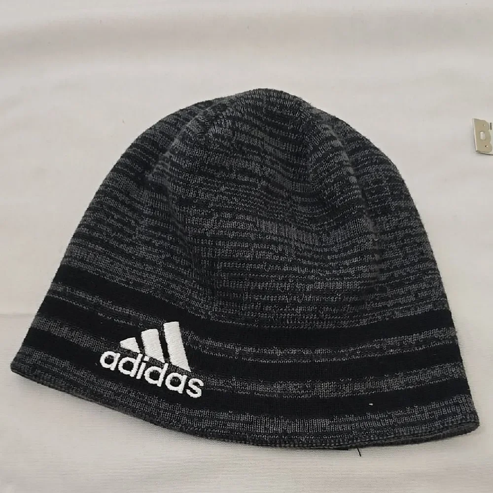 Adidas Black‎ and Gray Kids Beanie