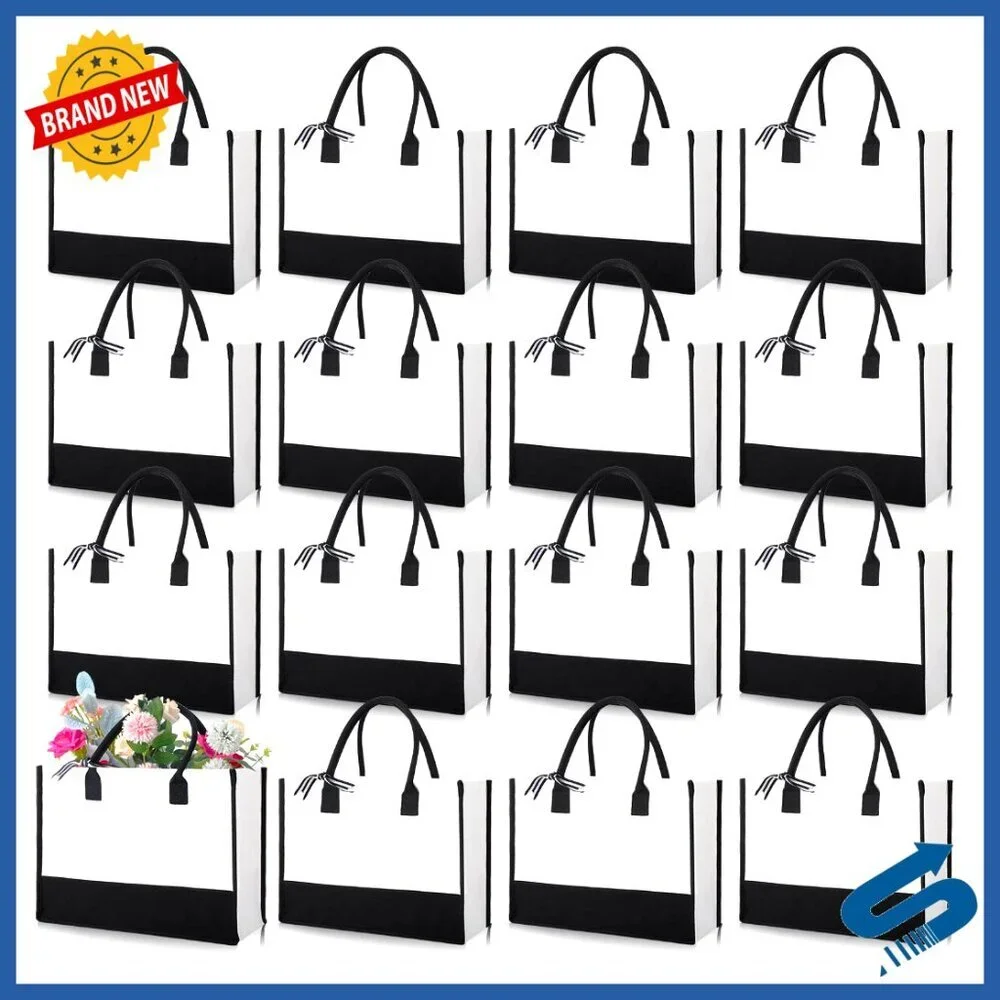Canvas Tote Bags Personalized Classic Retro Beach Wedding Gift Set