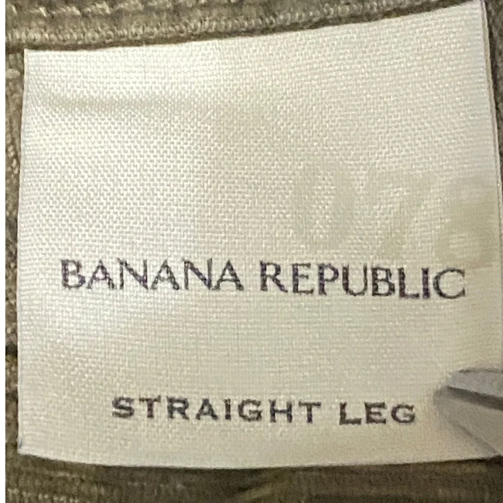 Banana Republic Corduroy Pants Mens 35x32 Green Gorpcore Straight Leg 0879