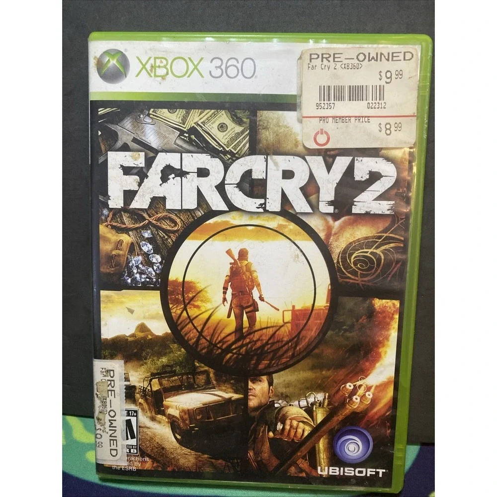 Far Cry 2 Xbox 360 Video Game Complete w/ Manual Ubisoft