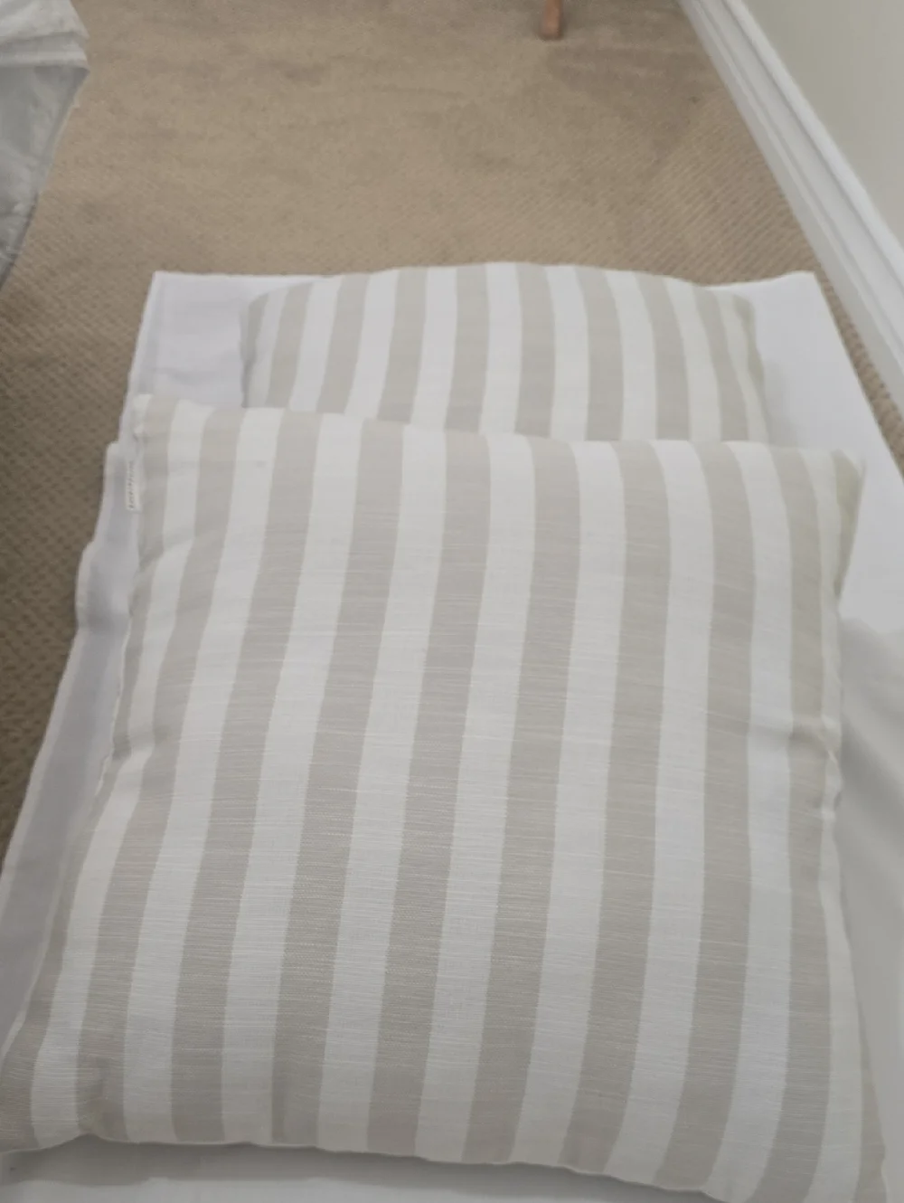 Pottery Barn stripped oversized