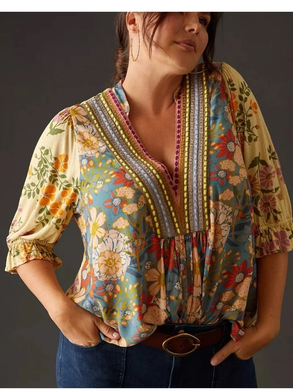 Anthropologie lightweight boho