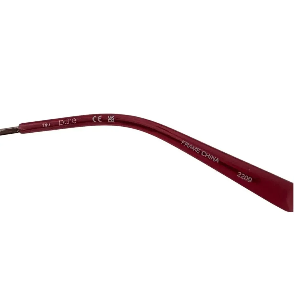 NEW Pure P-3023 Milky Pink Eyeglasses