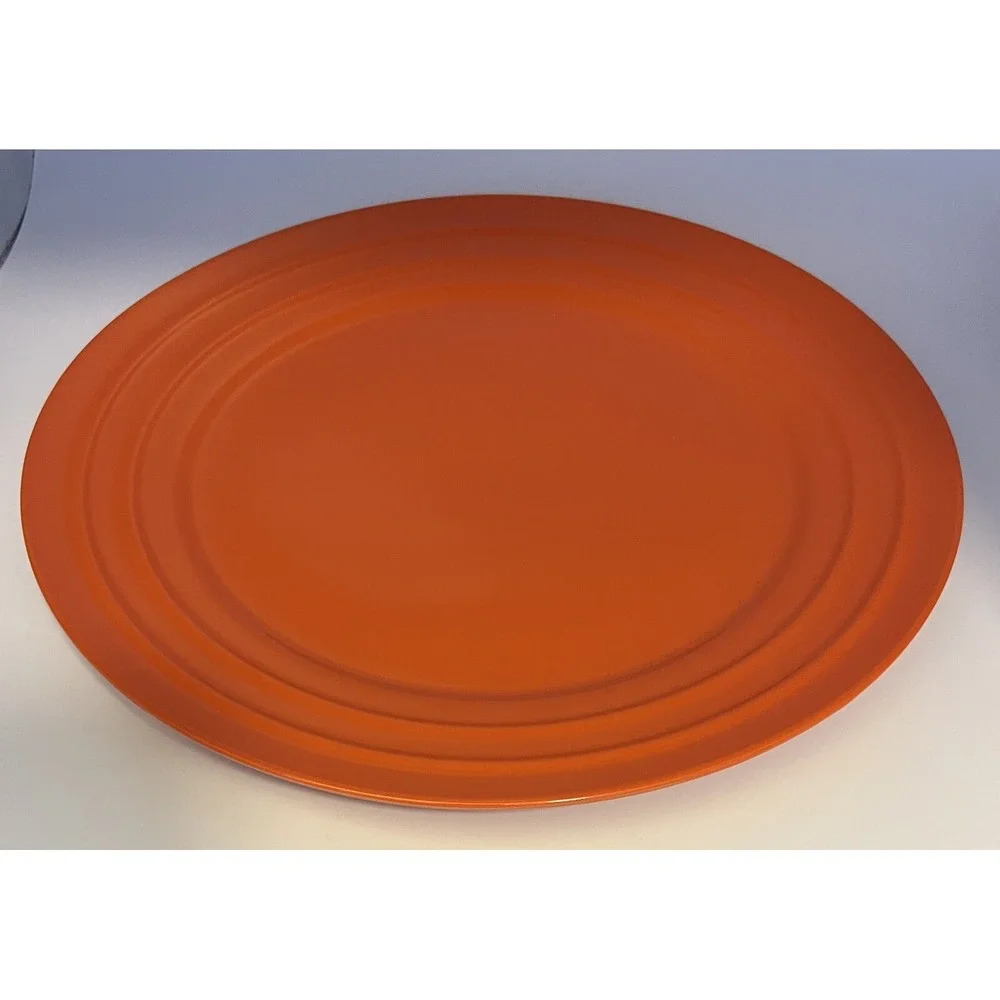 NWT - RACHAEL RAY - New with Tags‎ - Double Ridge Orange Plate 11
