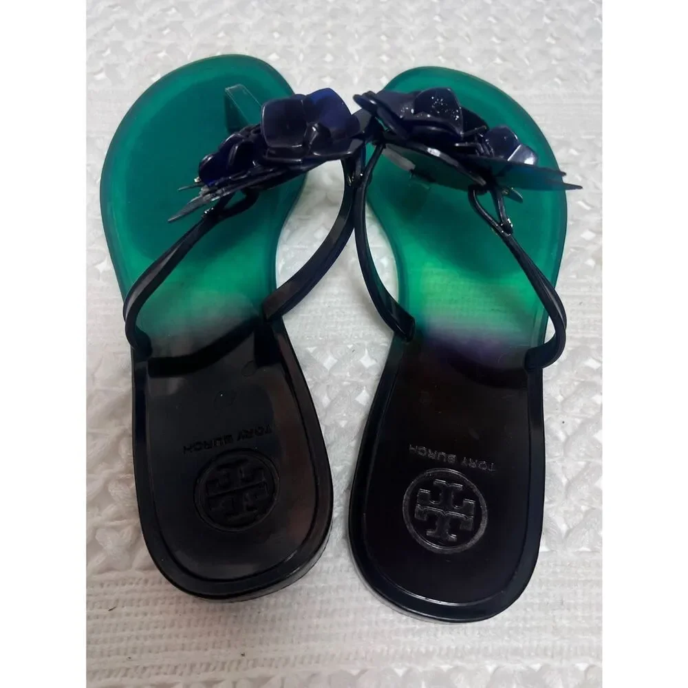 Tory Burch tory burch blossom jelly blue green