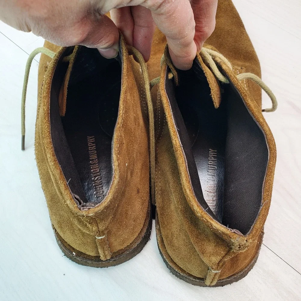 Johnston‎ Murphy Mens 11.5 M Brown Suede Chukka Boots Desert Boots 25-0640