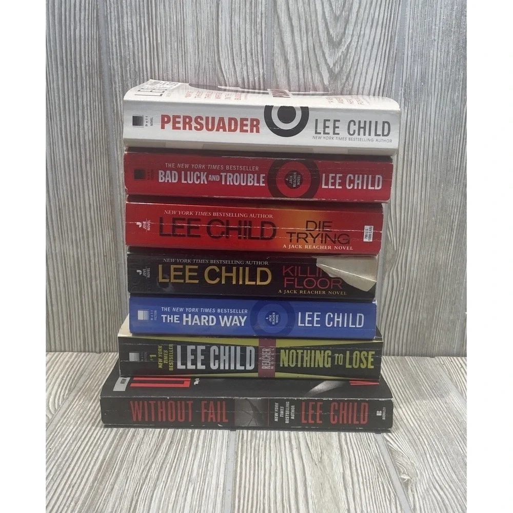 JACK REACHER Series LEE CHILD Paperback Lot of 7 Killing Floor Die Trying