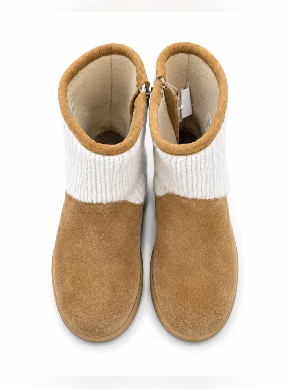 UGG Kids Ugg Boots. Sweater& Suede Material. Size 10. Good Condition