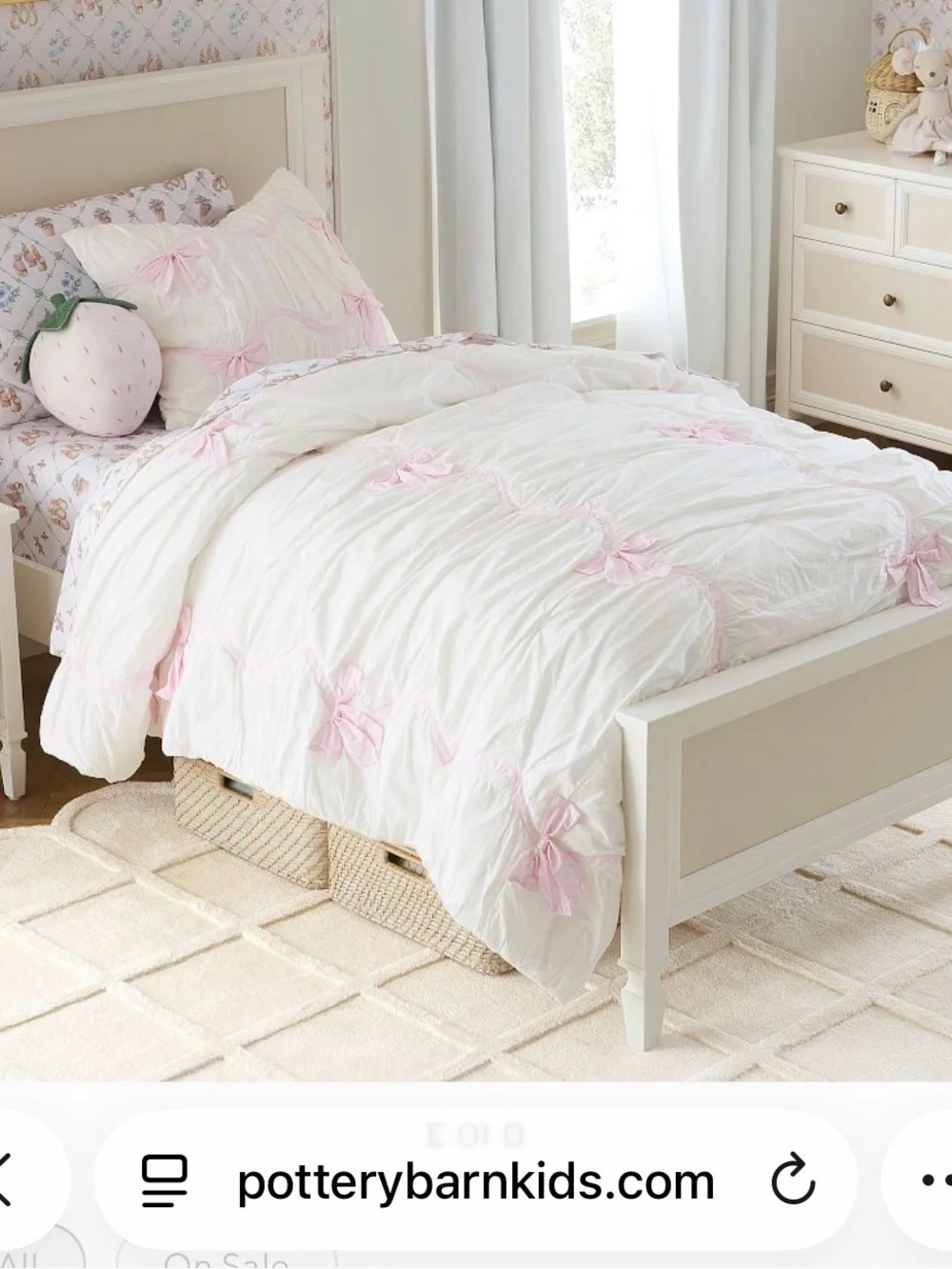 Pottery Barn Kids soft white