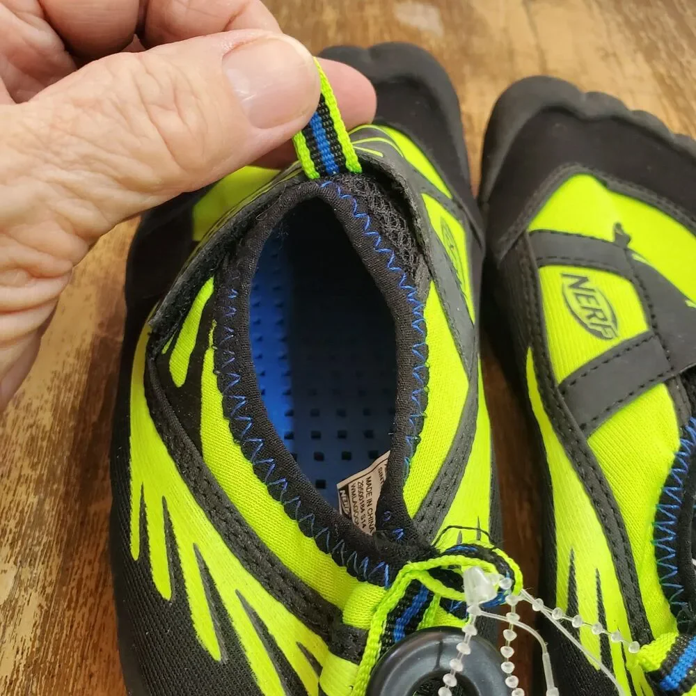 Nerf youth toed