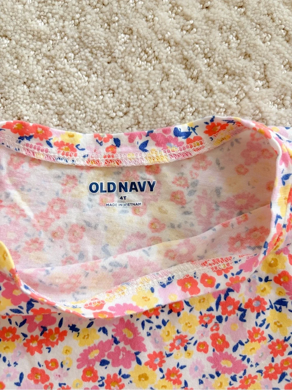 Old Navy bright floral